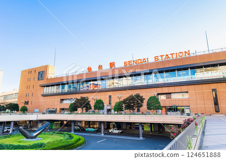 仙台站西口晨景 124651888