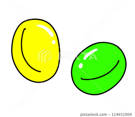 Loose and simple gummy candy, solid color Loose and simple gummy candy, solid color 124652009