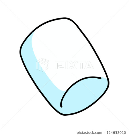 A simple, loose marshmallow with a solid color A simple, loose marshmallow with a solid color 124652010