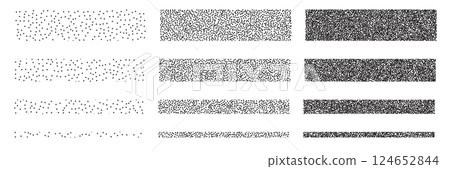 Dot halftone rectangular gradient. Half tone texture background, stipple dot pattern, spot fade effect Dot halftone rectangular gradient. Half tone texture background, stipple dot pattern, spot fade effect 124652844