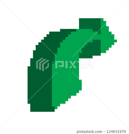 Pixel arrow icon, 8 bit computing pointer, retro style directional cursor, bit arrow Pixel arrow icon, 8 bit computing pointer, retro style directional cursor, bit arrow 124652970