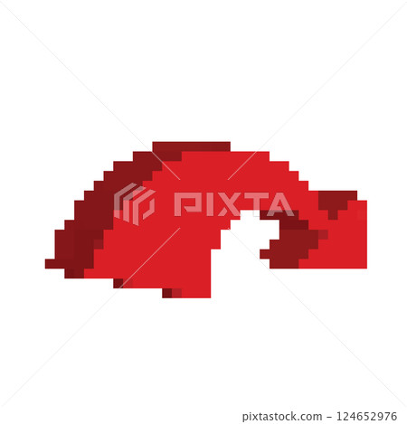 Pixel arrow icon, 8 bit computing pointer, retro style directional cursor, bit arrow Pixel arrow icon, 8 bit computing pointer, retro style directional cursor, bit arrow 124652976