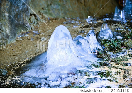 Icicles at Taroshi Falls Icicles at Taroshi Falls 124653368