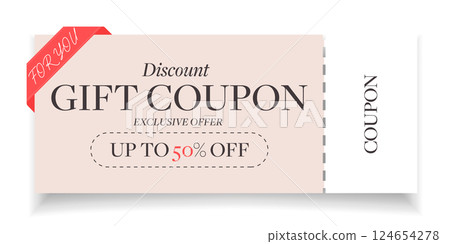 Minimal Gift Png Isolated Coupon with Elegant Pink Background and Red Ribbon Tag "For You." Includes Offer Up to 50 Off. Perfect for Marketing, Discounts, Sales Events, Printable Voucher and Promotion Minimal Gift Png Isolated Coupon with Elegant Pink Background and Red Ribbon Tag "For You." Includes Offer Up to 50 Off. Perfect for Marketing, Discounts, Sales Events, Printable Voucher and Promotion 124654278