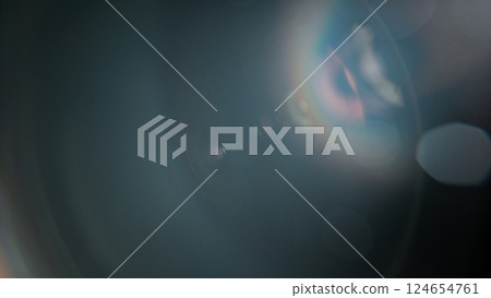 Abstract background of real lens flare for overlay or transition 124654761