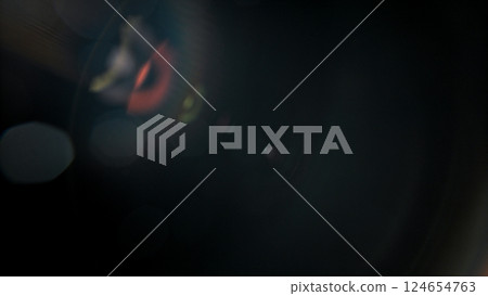 Abstract background of real lens flare for overlay or transition 124654763