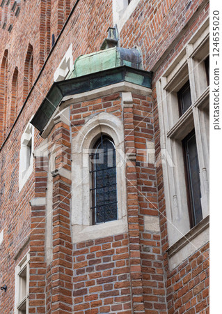 Collegium Maius Detail, Krakow: Arched Window and Brick 124655020