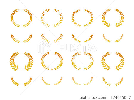 華麗的金桂冠插畫集 華麗的金桂冠插畫集 124655067