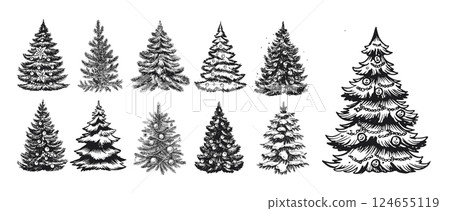 christmas, tree, xmas 124655119