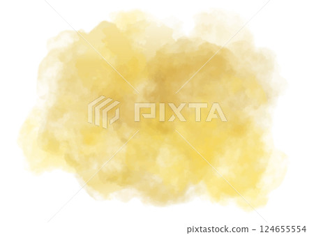 Watercolor blurred beige yellow background 124655554
