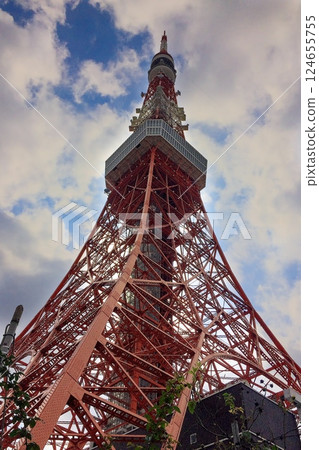 東京鐵塔的鐵質質感鮮明 124655755