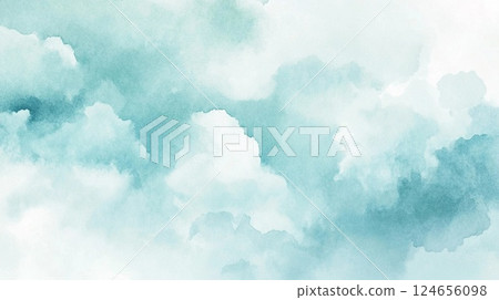 水彩畫的紋理背景 水彩畫的紋理背景 124656098