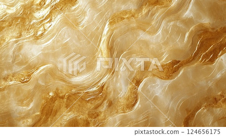 Shiny gold fabric 124656175
