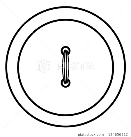 有兩個孔的按鈕圖示 124656312