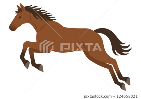 跳躍的馬圖 跳躍的馬圖 124658021