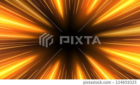 Gold Rays Zoom In Motion Effect, Light Color Trails, Vector Illustration Gold Rays Zoom In Motion Effect, Light Color Trails, Vector Illustration 124658325