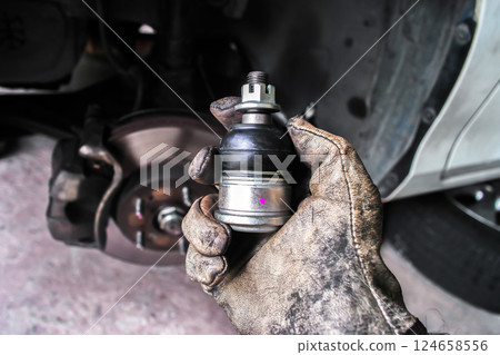 Ball joint for vehicle suspension repair 124658556