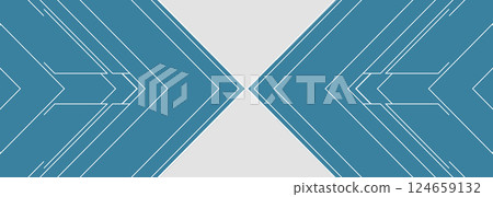 Blue and white arrows futuristic technology background concept. 124659132
