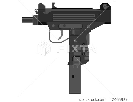 機關槍 迷你烏茲手槍 124659251