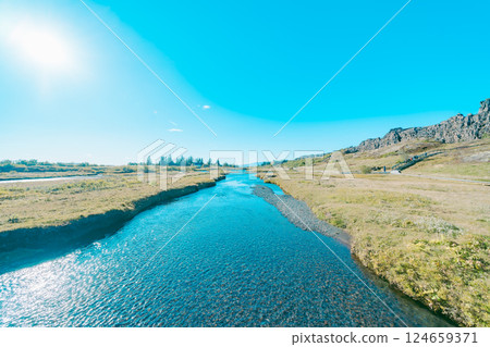 冰島美麗的風景 124659371
