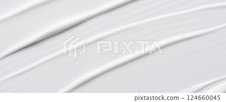 The texture of a cosmetic cream for the body or face 124660045