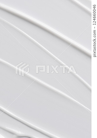 The texture of a cosmetic cream for the body or face The texture of a cosmetic cream for the body or face 124660046