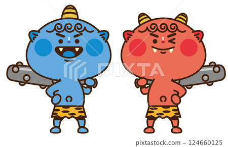 Red demon and blue demon 124660125