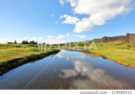 Explore Thingvellir Park, a World Heritage Site in Iceland 124660416