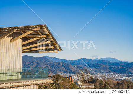 Scenery of Nihon-daira on a clear winter morning in Shizuoka City (Shizuoka Prefecture) Scenery of Nihon-daira on a clear winter morning in Shizuoka City (Shizuoka Prefecture) 124660615