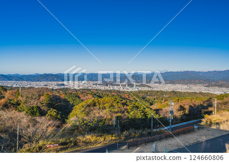 Scenery of Nihon-daira on a clear winter morning in Shizuoka City (Shizuoka Prefecture) Scenery of Nihon-daira on a clear winter morning in Shizuoka City (Shizuoka Prefecture) 124660806