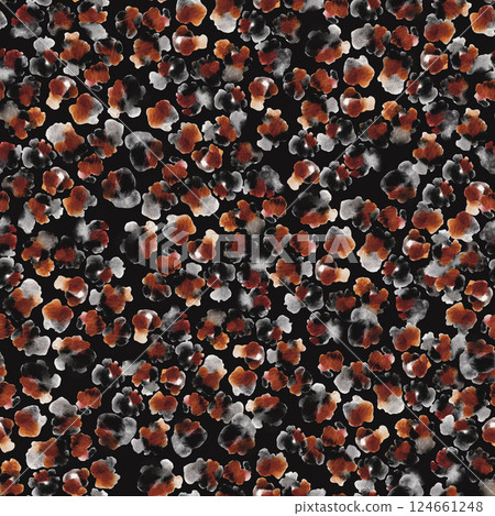 Leopard watercolor pattern design, animal print seamless texture. 124661248