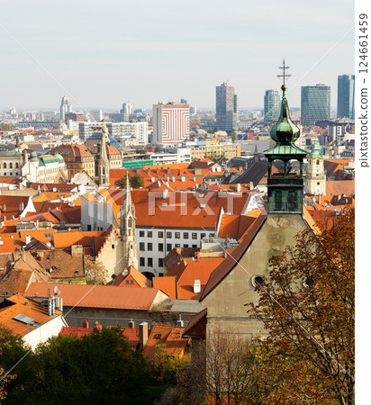 View of Bratislava old town  124661459