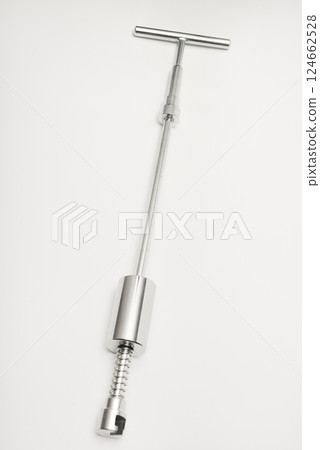 Metal reverse hammer for straightening car body dents. Metal reverse hammer for straightening car body dents. 124662528