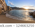 Cefalu, medieval village of Sicily 124663250