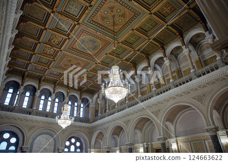 Interior of the Marble Hall Chernivtsi National University, Ukraine. Interior of the Marble Hall Chernivtsi National University, Ukraine. 124663622