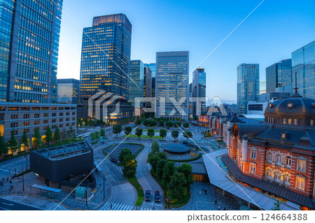 [Magic Hour] 東京車站周圍的Magic Hour風景[東京] 124664388