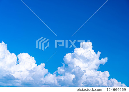 [Summer material] Summer sky image [Nagano Prefecture] 124664669
