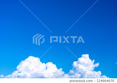[Summer material] Summer sky image [Nagano Prefecture] 124664670