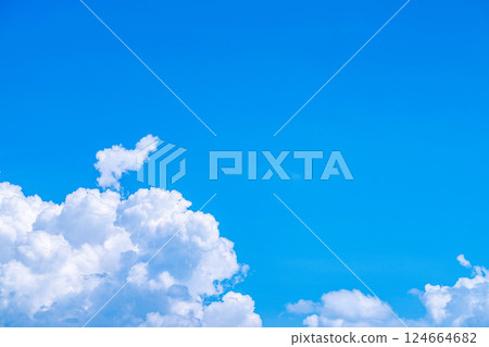 [Summer material] Summer sky image [Nagano Prefecture] 124664682