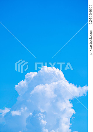 [Summer material] Summer sky image [Nagano Prefecture] 124664693