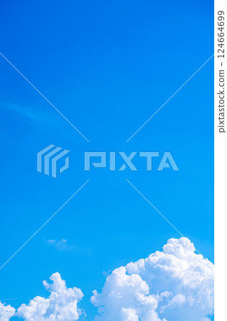[Summer material] Summer sky image [Nagano Prefecture] 124664699