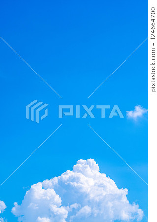 [Summer material] Summer sky image [Nagano Prefecture] 124664700