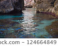 The crystal clear coast of Mallorca 124664849