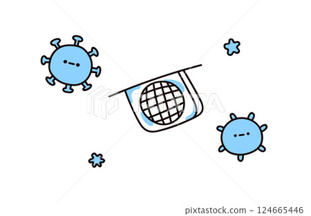 Illustration of mold and drain Illustration of mold and drain 124665446