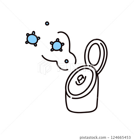 Mold and steamer illustration 124665453