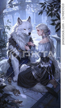 Wolf and Princess 124665910
