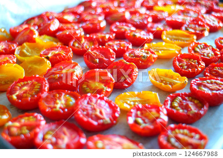 Handmade dry tomato 124667988