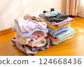 folded laundry 124668436