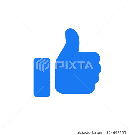 Facebook like icon 124668565