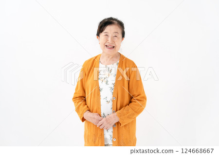 高級女性肖像 124668667